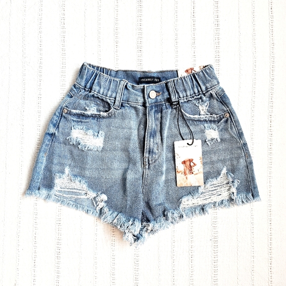 Sincerly Jules Pants - Sincerely Jules Super High Rise Mom Shorts Size 1/25
